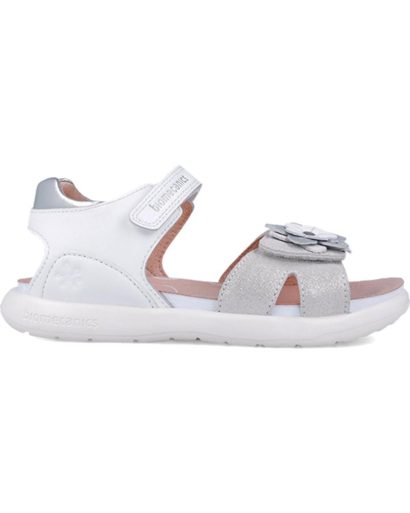 Sandales BIOMECANICS  pour Fille SANDALIAS PARA CHICA 252240 BIOEVOLUTION FLOR  BLANCOB050