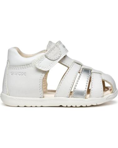 Sandalen GEOX  für Mädchen SANDALIAS MACCHIA B254WBSS  WHITESILVER