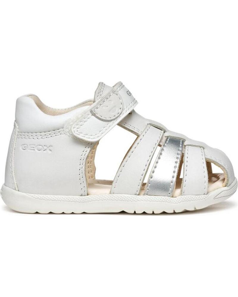 Sandalen GEOX  für Mädchen SANDALIAS MACCHIA B254WBSS  WHITESILVER