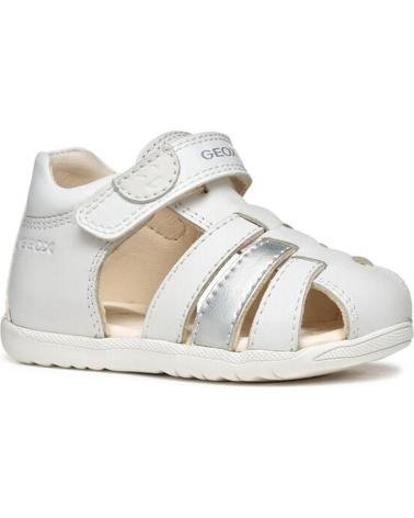 Sandalen GEOX  für Mädchen SANDALIAS MACCHIA B254WBSS  WHITESILVER