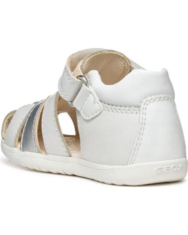 Sandalen GEOX  für Mädchen SANDALIAS MACCHIA B254WBSS  WHITESILVER