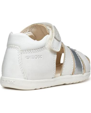 Sandalen GEOX  für Mädchen SANDALIAS MACCHIA B254WBSS  WHITESILVER