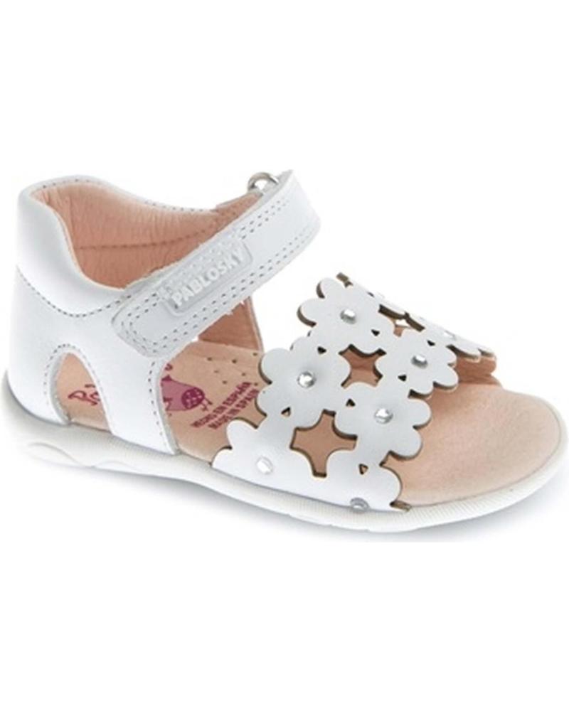 Sandales PABLOSKY  pour Fille SANDALIAS 073300 PARA NINAS EN COLOR  BLANCO