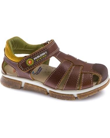 Sandales PABLOSKY  pour Garçon SANDALIAS 594665 PARA NINOS EN COLOR  MARRON