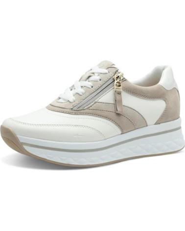 Zapatillas deporte TAMARIS  de Mujer 83721 PIEL BLANCA  BLANCO