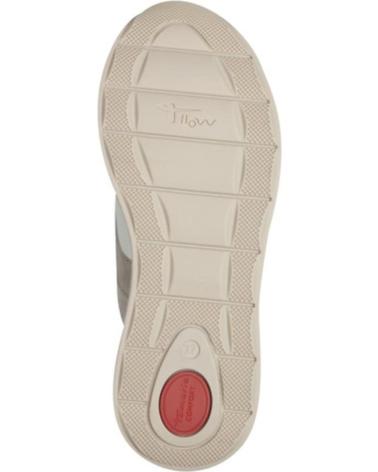 Zapatillas deporte TAMARIS  de Mujer 83721 PIEL BLANCA  BLANCO
