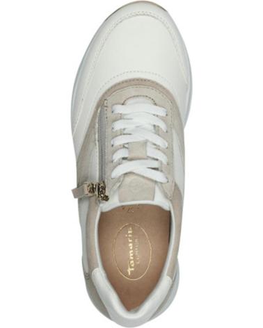 Zapatillas deporte TAMARIS  de Mujer 83721 PIEL BLANCA  BLANCO