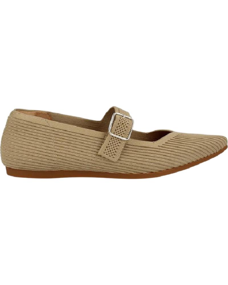 Zapatos MISS ELASTIC  de Mujer SALON MEGAN 76472-65 BEIGE  MARRóN