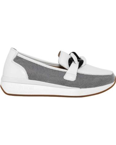 Mocasines THE HAPPY MONK  de Mujer MOCASINES PARA MUJER EN COLOR  BLANCO