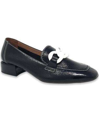 Halbschuhe WONDERS  für Damen MOCASINES C-5026 PARA MUJER EN COLOR  NEGRO