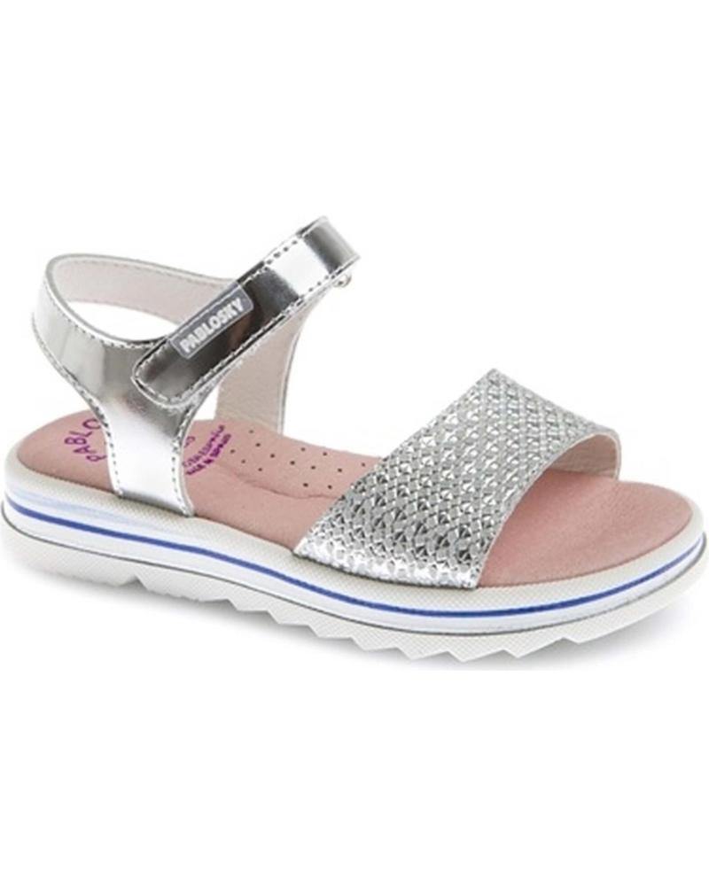 Sandales PABLOSKY  pour Fille SANDALIAS 477754 PARA NINAS EN COLOR  GRIS