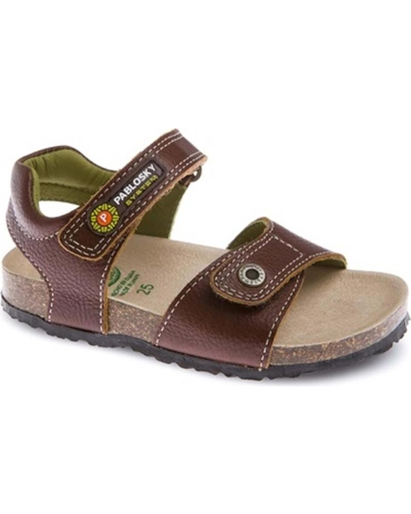 Sandales PABLOSKY  pour Garçon SANDALIAS 597265 PARA NINOS EN COLOR  MARRON