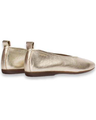 Woman Flat shoes WONDERS PEPA A-8661 PLATINO  ORO