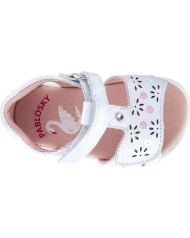 Sandales PABLOSKY  pour Fille SANDALIAS 0376 PARA NINAS EN COLOR  BLANCO