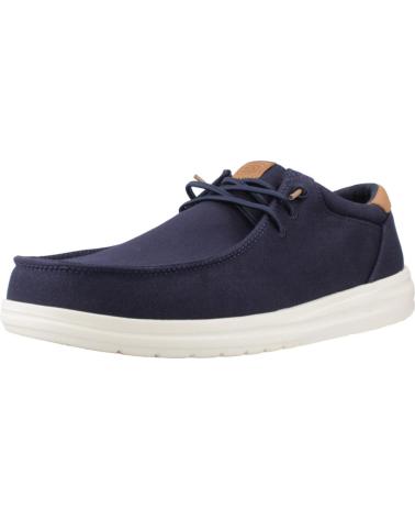 Nauticos per Uomo HEY DUDE MOCASINES HOMBRE MODELO PAUL CANVAS COLOR AZUL NAVY