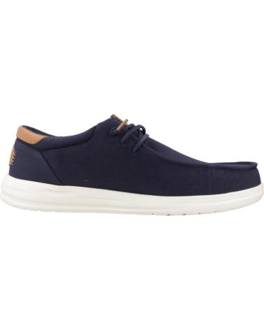 Nauticos per Uomo HEY DUDE MOCASINES HOMBRE MODELO PAUL CANVAS COLOR AZUL NAVY
