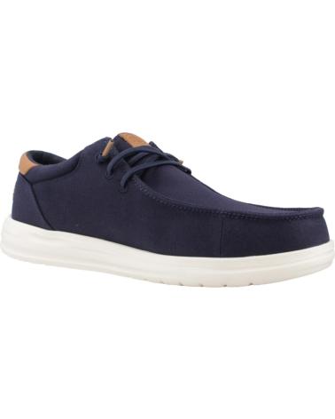 Nauticos per Uomo HEY DUDE MOCASINES HOMBRE MODELO PAUL CANVAS COLOR AZUL NAVY