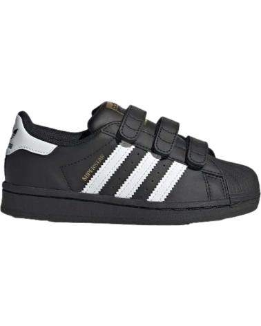 Deportivas ADIDAS  de Niña y Niño CALZADO MARCA MODELO SUPERSTAR C  NEGRO