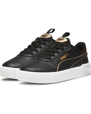 Schuhe PUMA  für Mädchen und Junge ZAPATILLAS CARINA 2 0 POP UP METALLICS PS PARA NINOS UNISEX  NEGRO