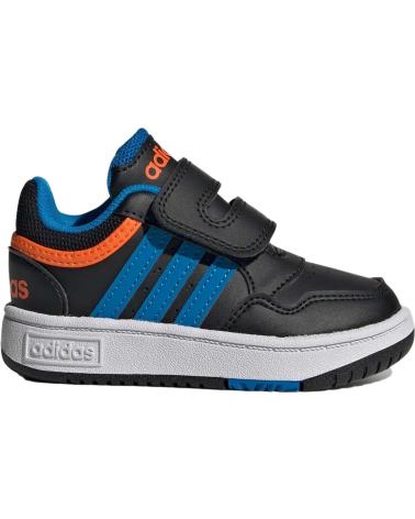 Scarpe sport per Bambino ADIDAS ZAPATILLAS HOOPS 3 0 PARA NINOS EN COLOR NEGRO NEGRO