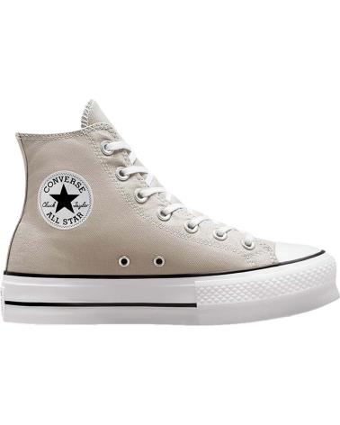 Sapatilhas CONVERSE  de Mulher ZAPATILLAS CHUCK TAYLOR ALL STAR LIFT PLATFORM SEA  BEIG