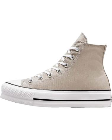 Sapatilhas CONVERSE  de Mulher ZAPATILLAS CHUCK TAYLOR ALL STAR LIFT PLATFORM SEA  BEIG