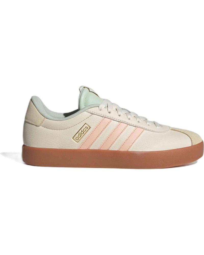 ADIDAS VL COURT 3.0 CASUAL SNEAKERS BEIGE WHITE