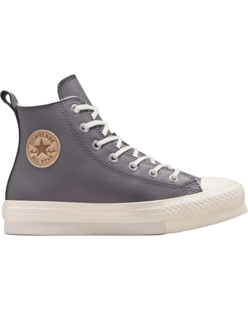 Sapatilhas CONVERSE  de Mulher ZAPATILLAS CHUCK TAYLOR ALL STAR EVA LIFT PARA MUJER EN COLO  GRIS
