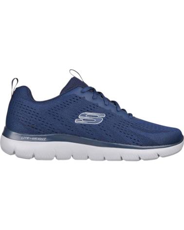 Deportivas de Hombre SKECHERS ZAPATILLAS SUMMITS TALLO 232832-NVY CASUAL HOMBR AZUL MARINO AZUL