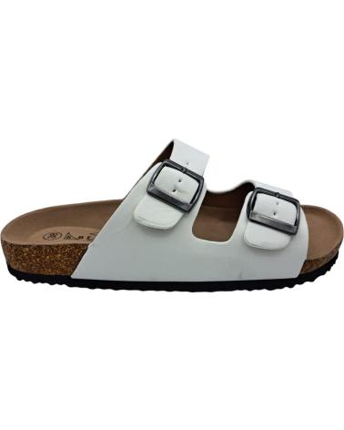 Sandalen HURAN  für Damen ZUECO HEBILLAS  BLANCO