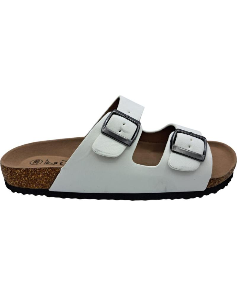 Sandalen HURAN  für Damen ZUECO HEBILLAS  BLANCO