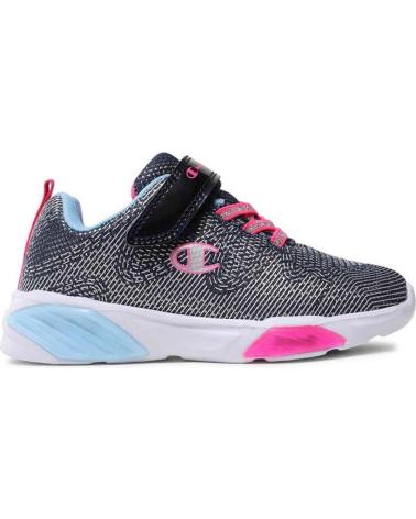 girl Trainers CHAMPION ZAPATILLAS WAVE PLATEADO CON LUCES G PS S32132-CHA  GRIS