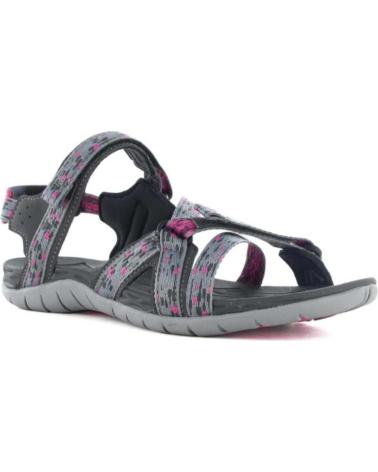 Sandales HI-TEC  pour Femme SANDALIAS TREKKING TRUCK O090085-002  GRIS