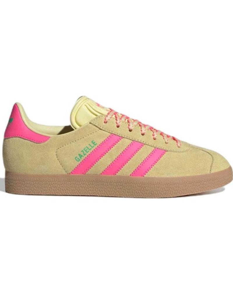 Deportivas de Mujer ADIDAS MODELO GAZELLE W PARA MUJER COL AMARILLO
