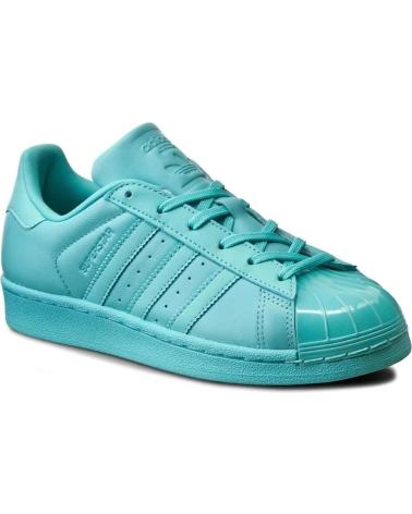 Zapatillas deporte ADIDAS  de Hombre ZAPATILLAS SUPERSTAR GLOSSY TOE PARA UNISEX EN COLOR  AZUL