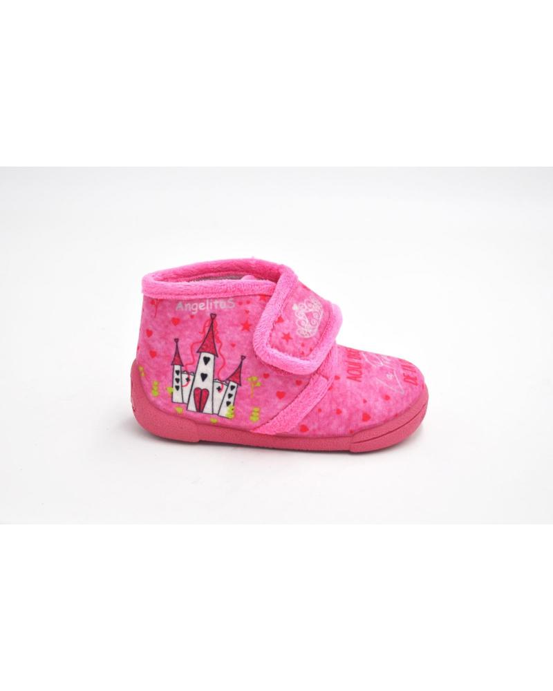 Pantoufles ANGELITOS  pour Fille PANTUFLA INFANTIL PRINCESAS 139  FUXIA