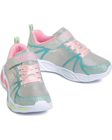 Deportivas SKECHERS  de Niña ZAPATILLAS SHIMMER BEAMS SPORTY GLOW GRIS 302042L-GYMT  VARIOS COLORES
