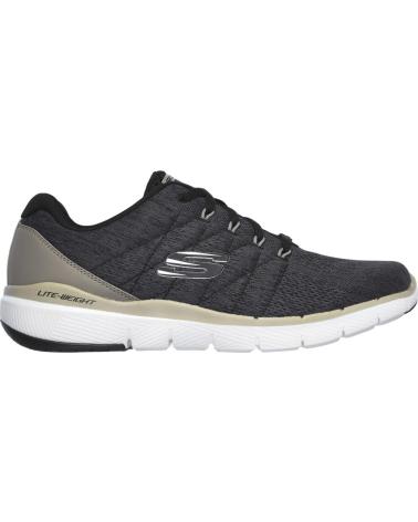 Scarpe sport SKECHERS  per Uomo ZAPATILLA FLEX ADVANTAGE 3 0- STALLY NEGR 52957-BLK  VARIOS COLORES