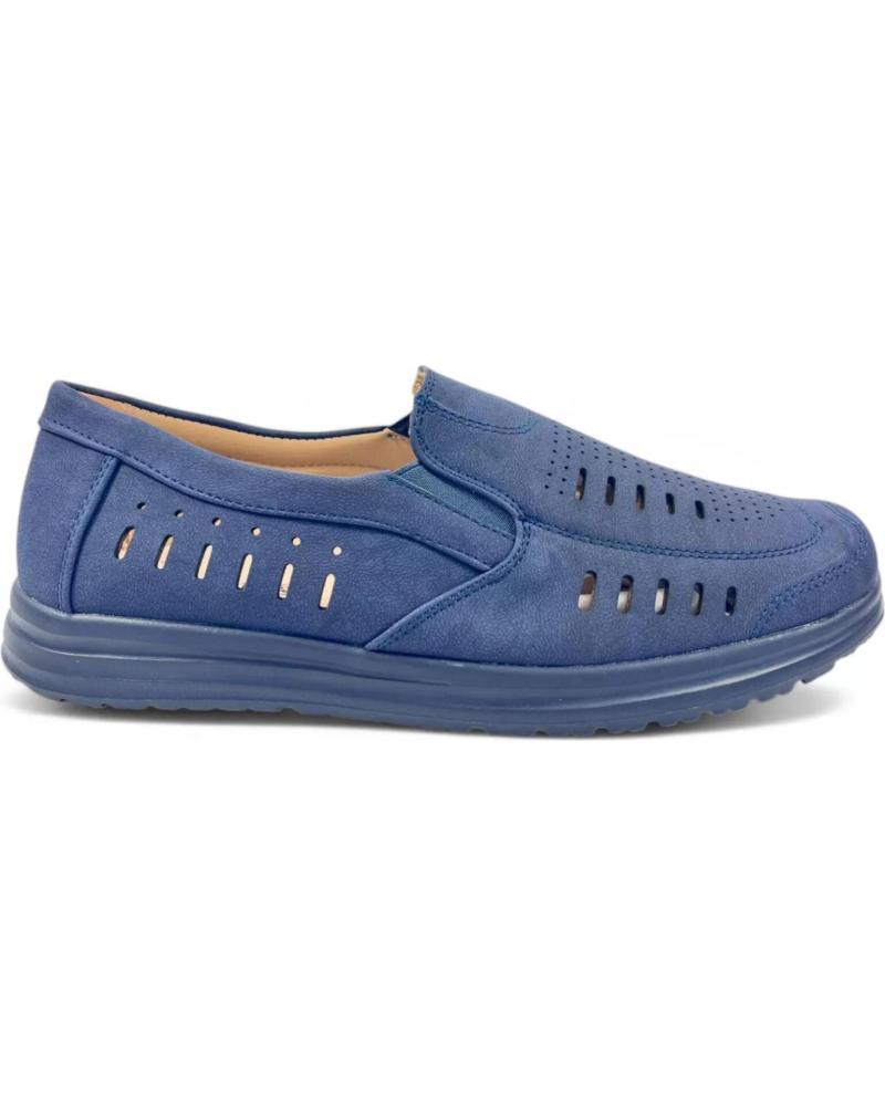 Zapatos TIMBOS  de Hombre MOCASIN PICADO DE HOMBRE MARINO 131234  AZUL