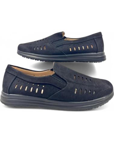 Zapatos TIMBOS  de Hombre MOCASIN PICADO DE HOMBRE 131233  NEGRO