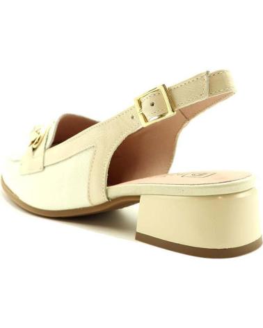 Woman Zapatos de tacón PITILLOS MOCASIN DESTALONADO TREBILLA O 10483  GLACIAL - CREMA