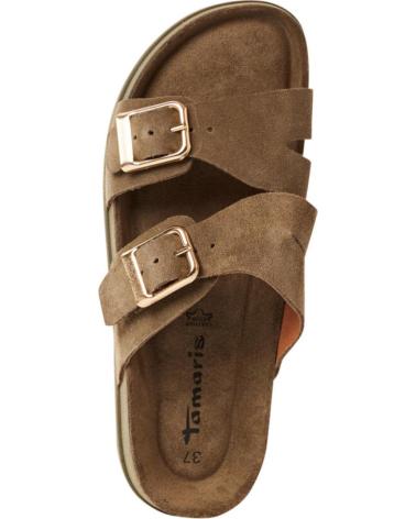 Sandalen TAMARIS  für Damen MULE DOBLE HEBILLA  722 OLIVE
