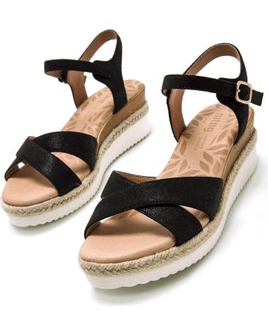 MTNG SANDALIAS MUSTANG EN PARA MUJER NEGRO