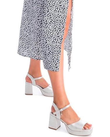 Sandalias XTI  de Mujer SANDALIA TACON 7 CM  PLATEADO
