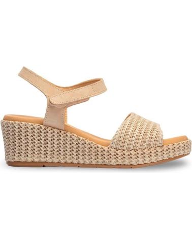 Sandali PITILLOS  per Donna SANDALIA RAFIA CUNA 4 CM  BLANCO