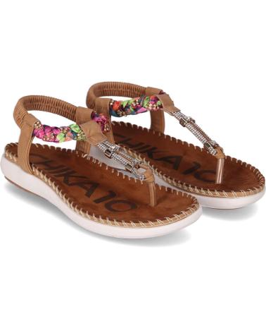 Sandalias CHIKA10  de Mujer CANELON 04  CUERO-TAN