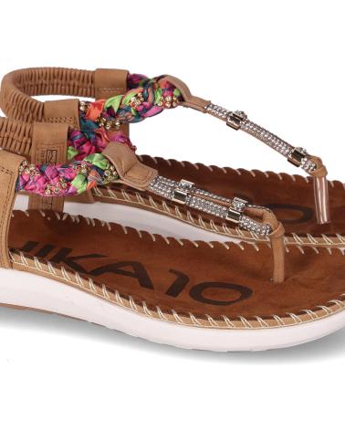 Sandalias CHIKA10  de Mujer CANELON 04  CUERO-TAN