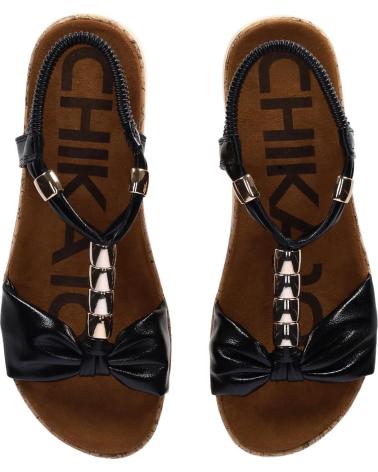 Sandálias CHIKA10  de Mulher RIGATONE 03  NEGRO-BLACK