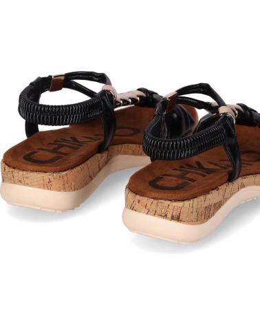 Sandálias CHIKA10  de Mulher RIGATONE 03  NEGRO-BLACK