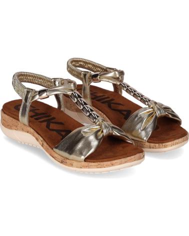 Sandalias CHIKA10  de Mujer RIGATONE 03  ORO-GOLD